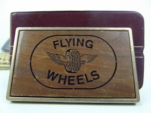 Vtg flying wheels wood - vtg,