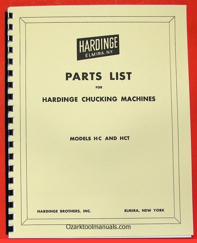 Hardinge hct chucking - hc,
