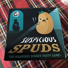 Suspicious?Spuds:18;CoasterDinner Party Table Game-Age14+For 3+Players(VGC