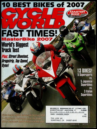 August 2007 cycle world - cycle,