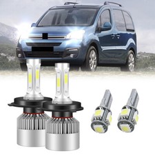 FOR Citroën Berlingo 2008-2016 Headlight LED Kit set 2x H4 Bulbs PURE WHITE+501