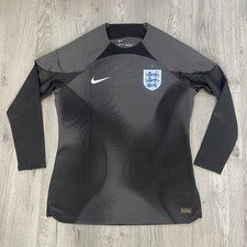 England Player Issue 2022 Black GK Goalkeeper Shirt Nike XL New Without Tags