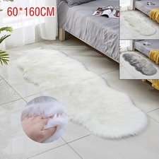 Extra Large Soft Fluffy Faux Fur Sheepskin Rug Warm Floor Carpet Mat Thick Decor