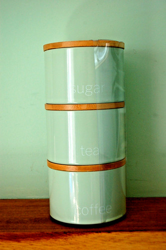 Tea coffee sugar - tea, canister
