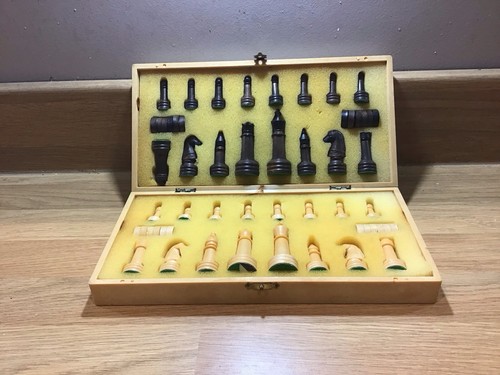 Travel chess set vintage - chess,
