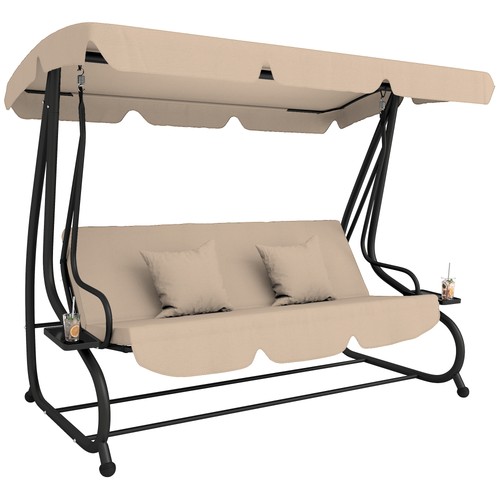 Outsunny garden swing - 2-in-1,