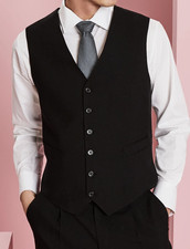 Black Waistcoat Tuxedo Vest