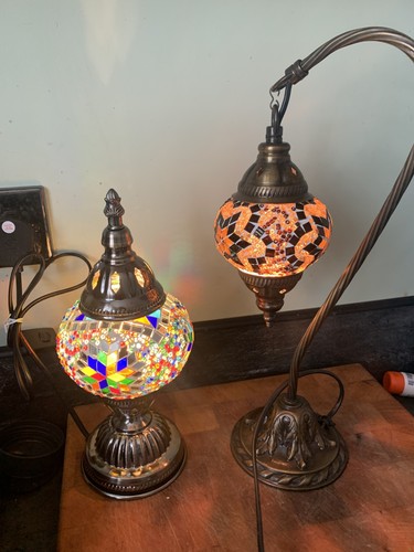 Mosaic table lamps - 2, moroccan