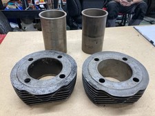 Vincent Twin Motorcycle Cylinder Barrel Assembly.