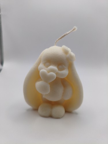 White musk scented - white, long