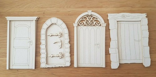 Decorative door frame - door, in