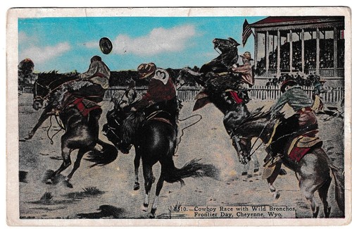 Cowboy race with - cowboy,