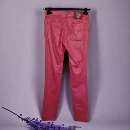 Versace jeans pink wax - jeans, coated