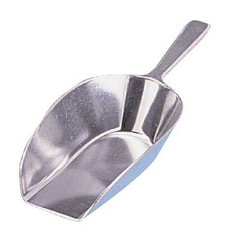 Metal scoop aluminium - metal, flat