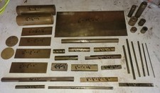 JOB LOT Brass Offcuts, Sheets