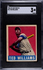 1948 Leaf #76 Ted Williams