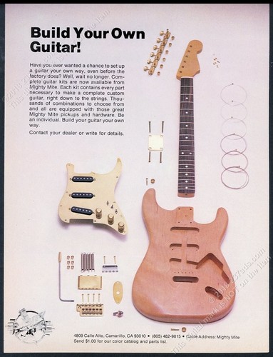 1979 mighty mite guitar parts - mite,