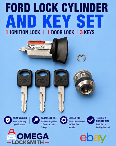 Ford ignition key - key, lock