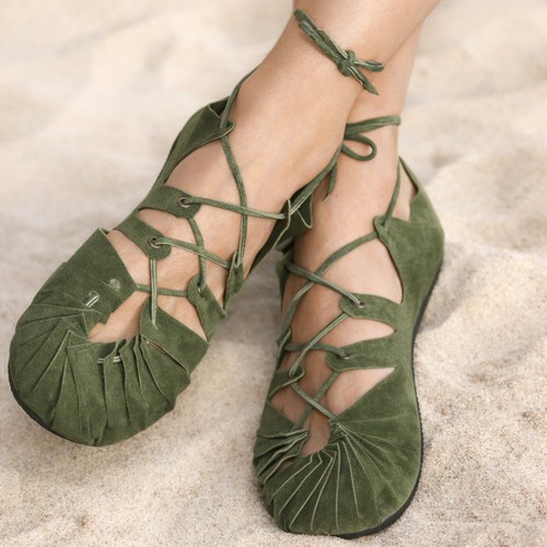 Federal shoes leather green