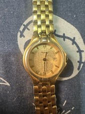 gold-tone Yema quartz watch