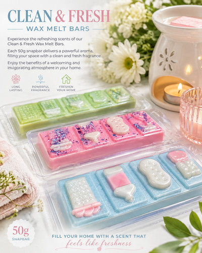 Wax melt snap bars fresh - bars,, and