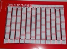 2019 A1 Large Year Wall