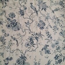 Toile china blue cotton fabric "Pillemont" by Arthur Sanderson& sons Ltd 