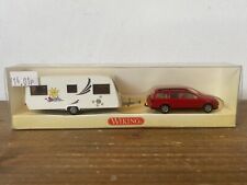 VW VOLKSWAGEN PASSAT WITH CARAVAN - WIKING - Model Car - RARE Miniature Tdi 1.8T