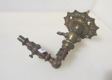 Victorian Brass Gas Wall Light