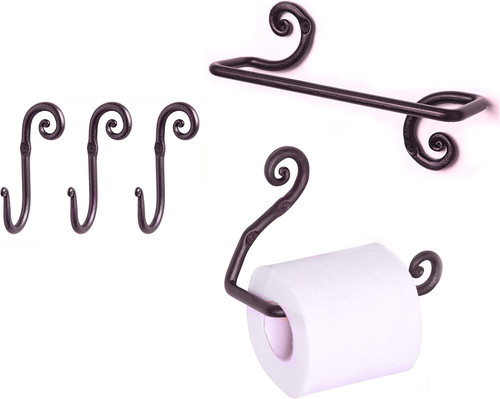 Elegant wrought iron - wrought, bathroom