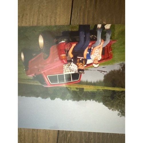Vintage 90s color photo red - vintage,