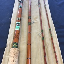 Vintage Allcocks “Billy Lane Quiver Tip De-Lux” 13ft 4” fibreglass Match rod+bag