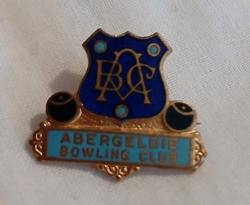 Abergeldie bowling club - club, badge
