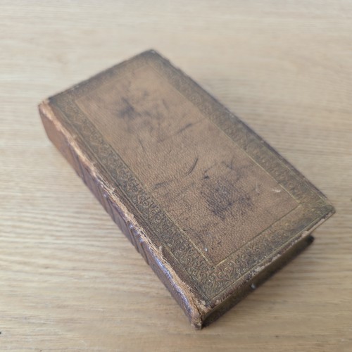 Antique cowpers poetry book - cowpers,