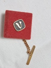 Vintage Gold Tone Textured Tie