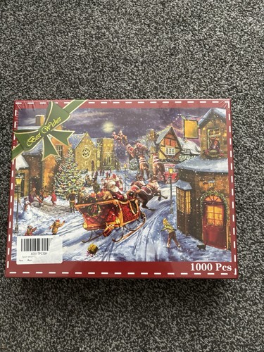 Christmas scene jigsaw - christmas,