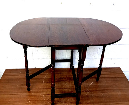 Vintage oak extending drop - oak,