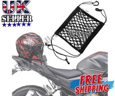 Motorcycle Helmet Cargo Net – 10″×11″ High-Elastic Double-Layer Bungee Net