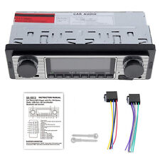 Retro Car Bluetooth Compatible Radio MP3 Player Stereo USB AUX SD FM EQ Classic