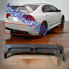 For Honda Civic DX LX LXS EX-L Si 06-11 for Mugen RR Bumper rear lip Diffuser