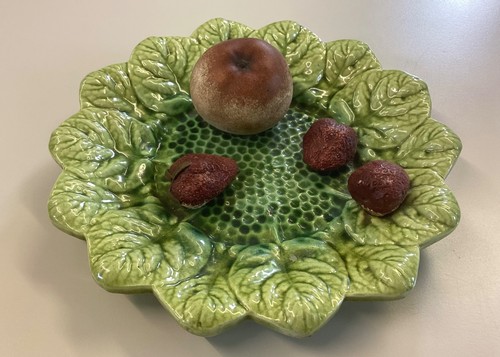 Vintage earthenware majolica - vintage,