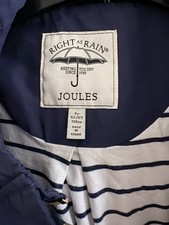 Girls Joules Blue Rain Coat Age 9years