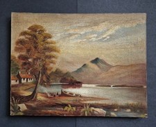 Old antique oil painting - oil, on