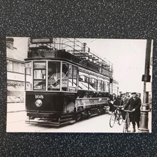 Postcard Bournemouth Corporation Tramcar No. 108 Christchurch Road Boscombe East