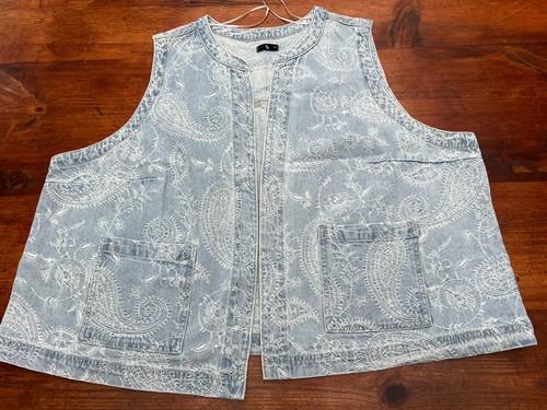 Sainsbury denim paisley - tu,