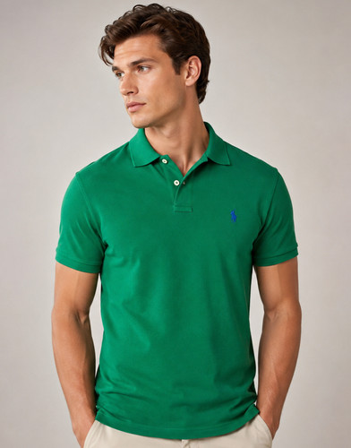 Ralph lauren men green polo - men's,