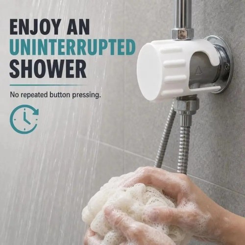 Public shower push button - push,