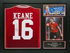 FRAMED ROY KEANE SIGNED