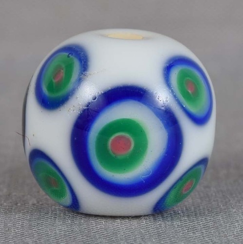 Japanese glass ojime tombodama - glass,
