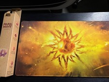 MTG White/Plains playmat & deckboxes set USED